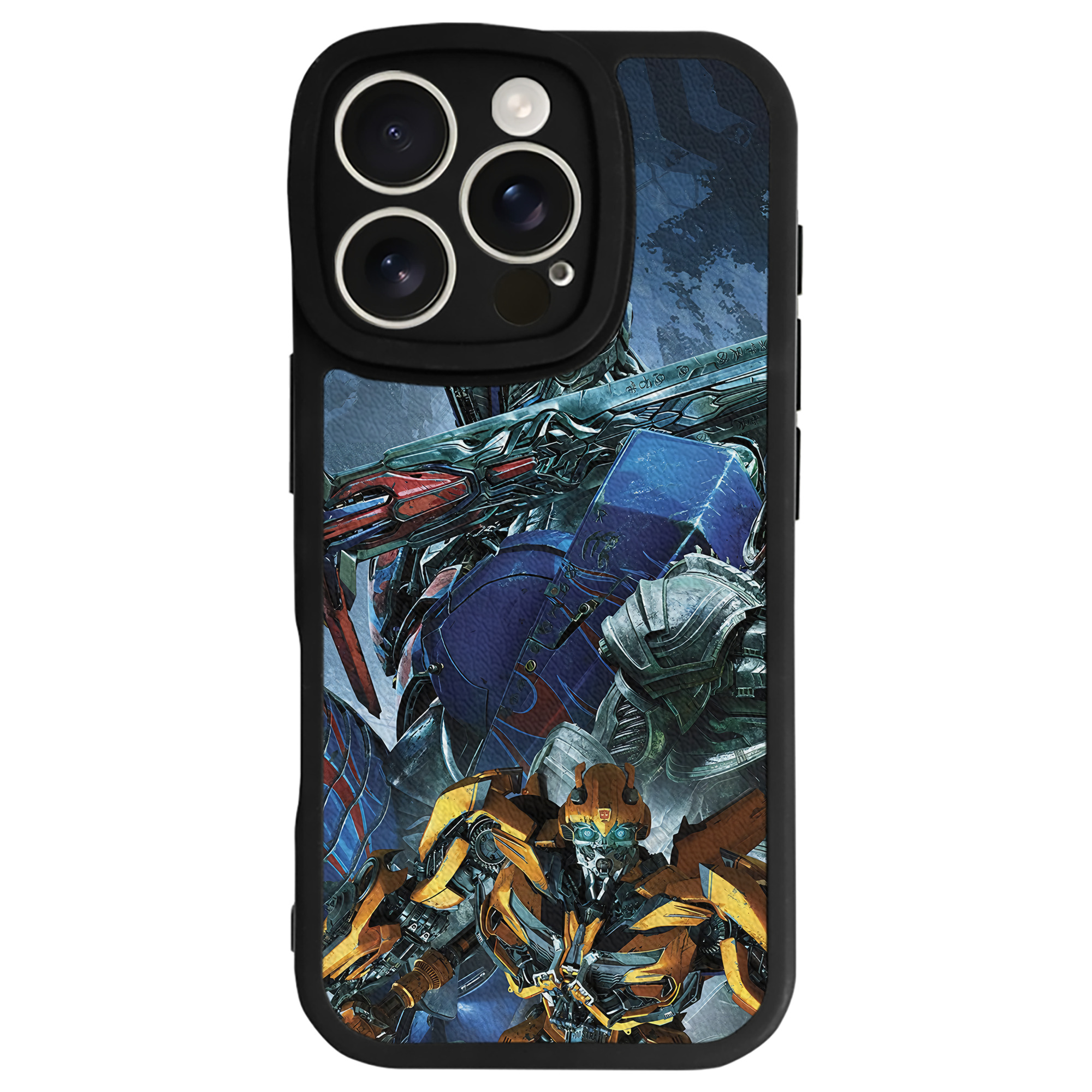 （画像用） Transformers トランスフォーマー 【iPhone 16シリーズ対応】シリコンスマホケース（レザー調） 材質：シリコン